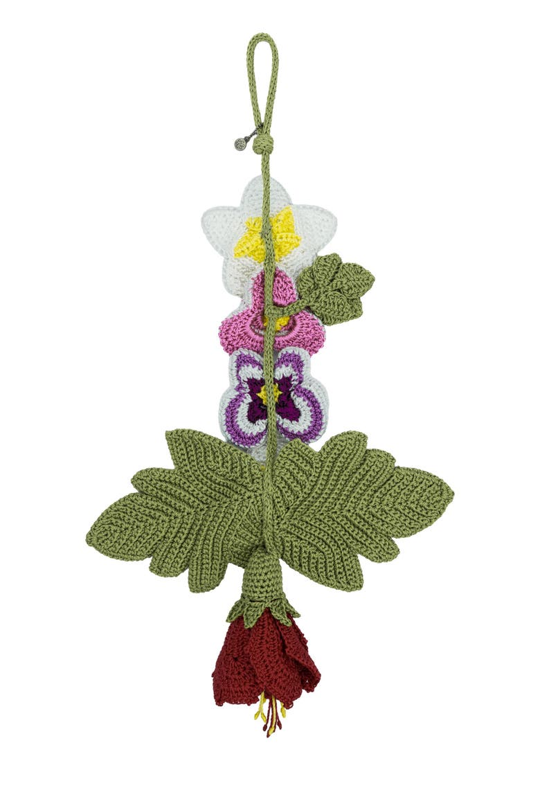 Yarnicharmz The Mega Dangle, Alternate, color, Multi Flower