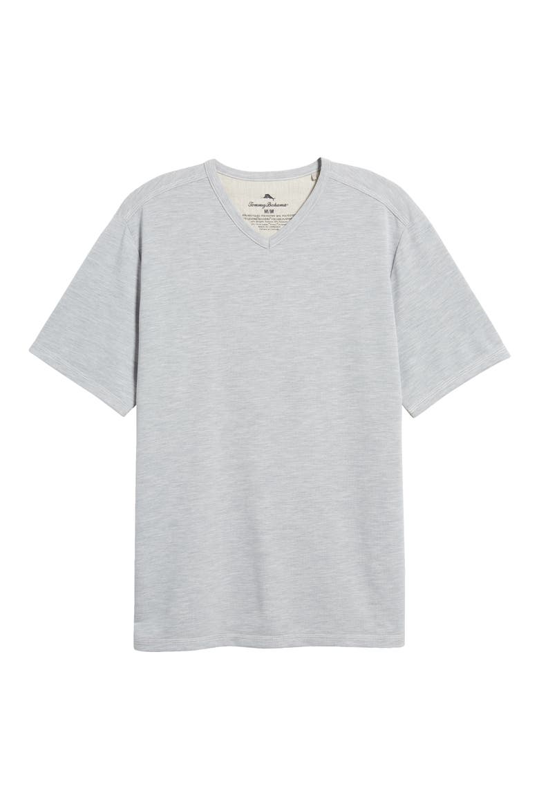 New Costa V-Neck T-Shirt, Alternate, color, ASH GREY
