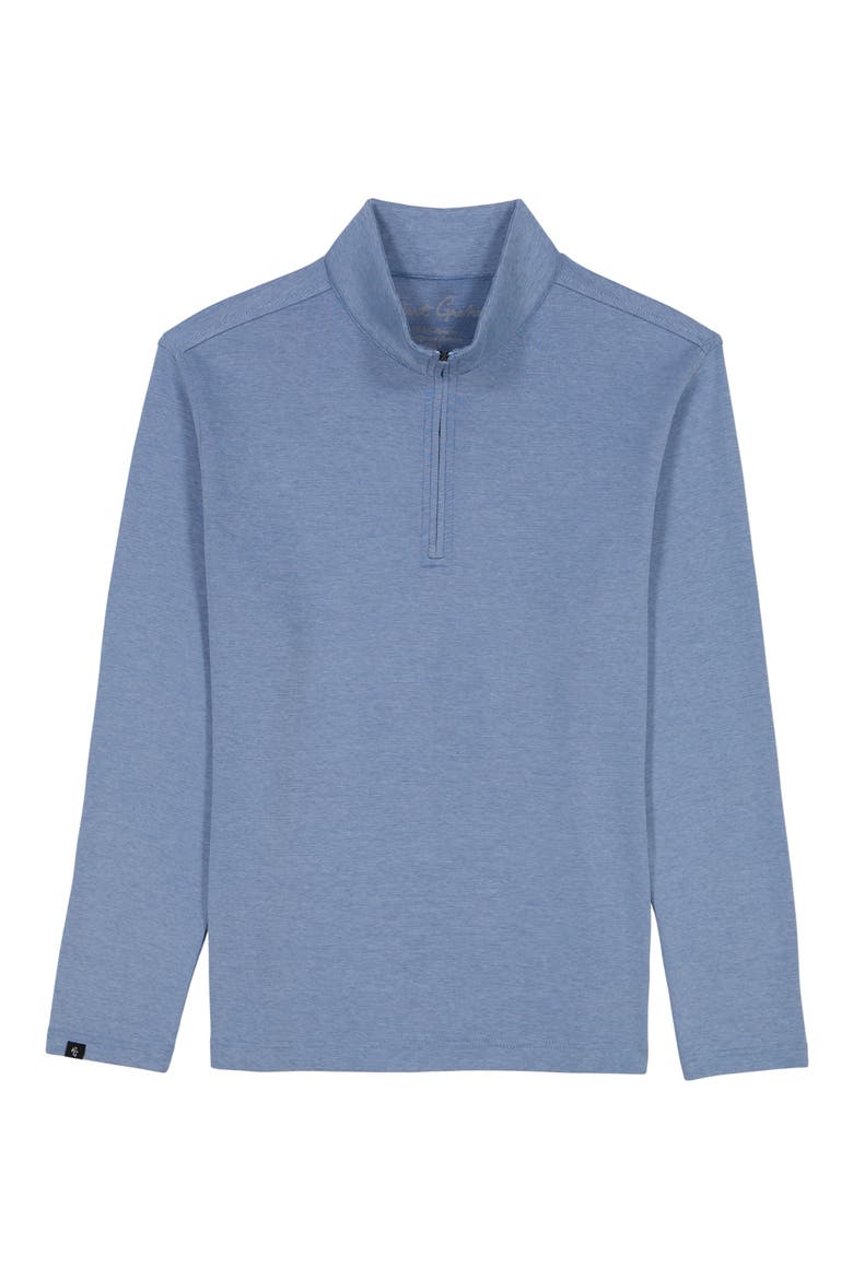 Troland Quarter Zip Top, Alternate, color, CHAMBRAY BLUE