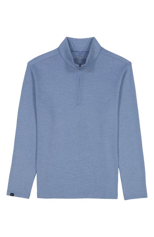 Robert Graham Troland Quarter Zip Sweater In Blue