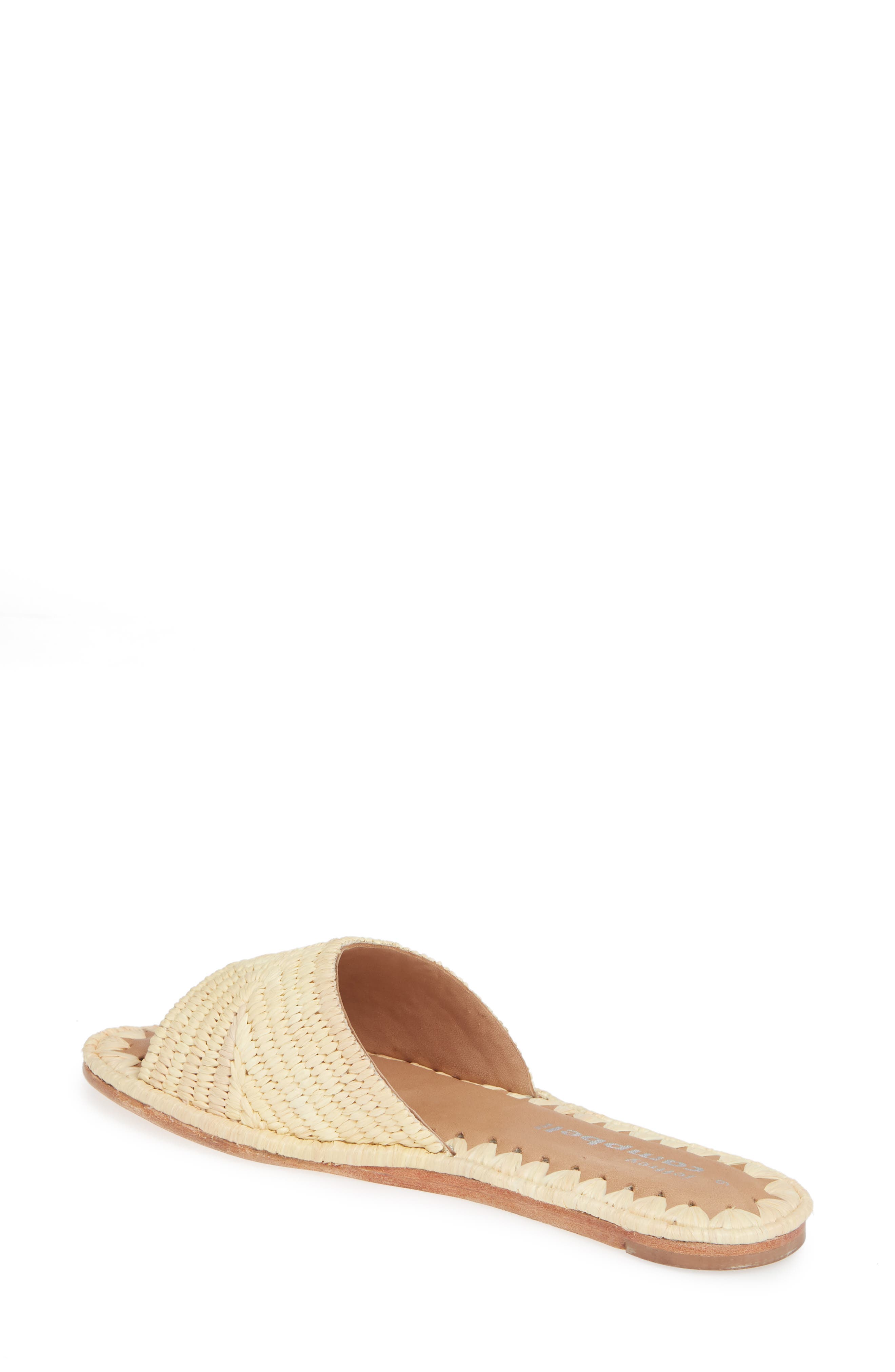 Jeffrey Campbell Dane Raffia Slide Sandal, Alternate, color, 