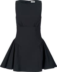 STAUD Gwen Flare Minidress