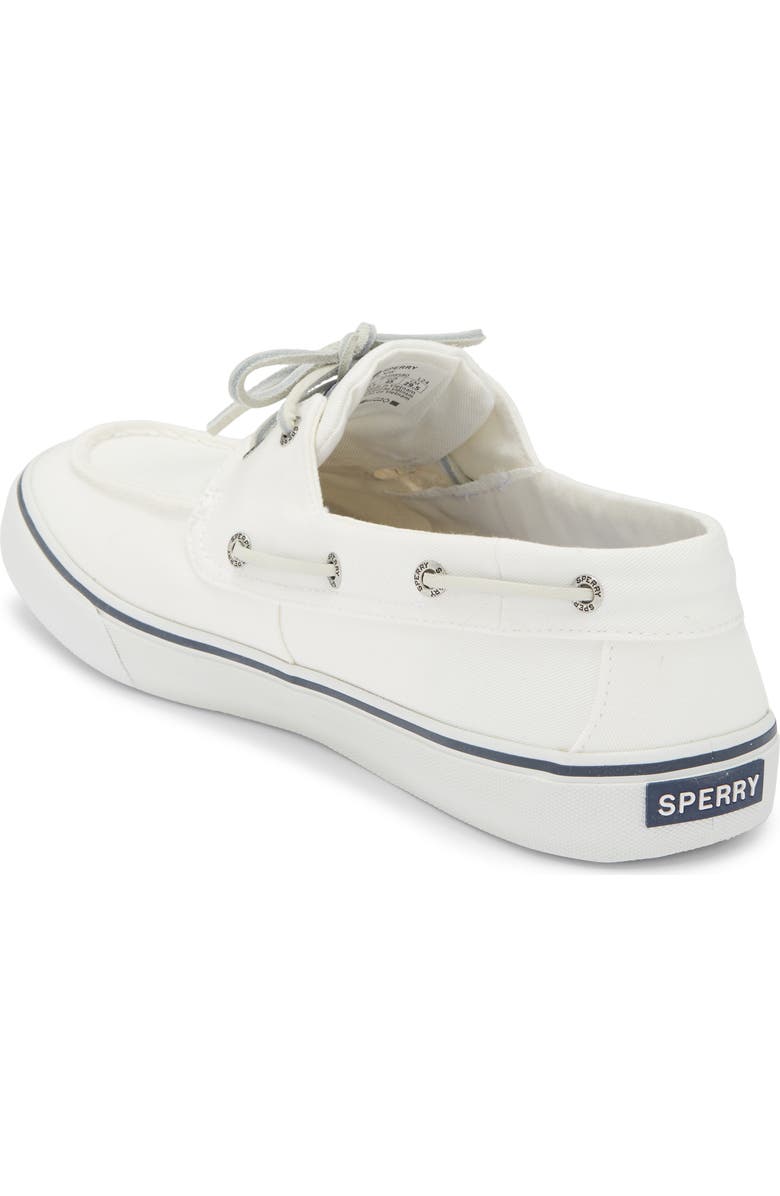 Sperry Bahama II SeaCycled<sup>™</sup> Baja Boat Shoe, Alternate, color, White