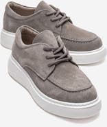 Forever & Always Shoes Mareon Leather Lace Up Sneaker