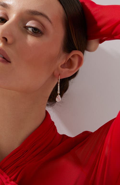 Nadri Delphine Cubic Zirconia Leverback Earrings