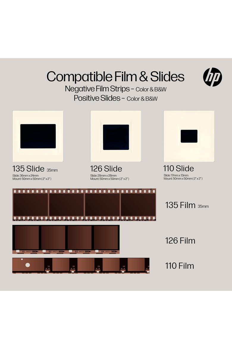 FilmScan Slide & Film Scanner 22MP, Alternate, color, Black