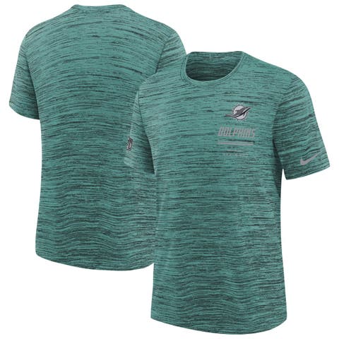 Youth Nike  Aqua Miami Dolphins Sideline Velocity Dri-FIT T-Shirt