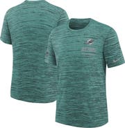 Nike Youth Nike Aqua Miami Dolphins Sideline Velocity Dri-FIT T-Shirt
