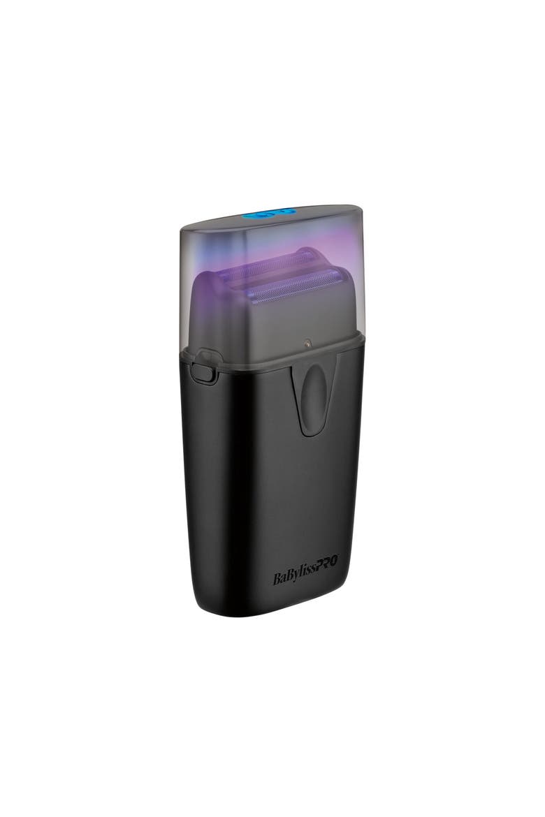 Matte Black UV-Disinfecting Double-Foil Shaver, Alternate, color, Black