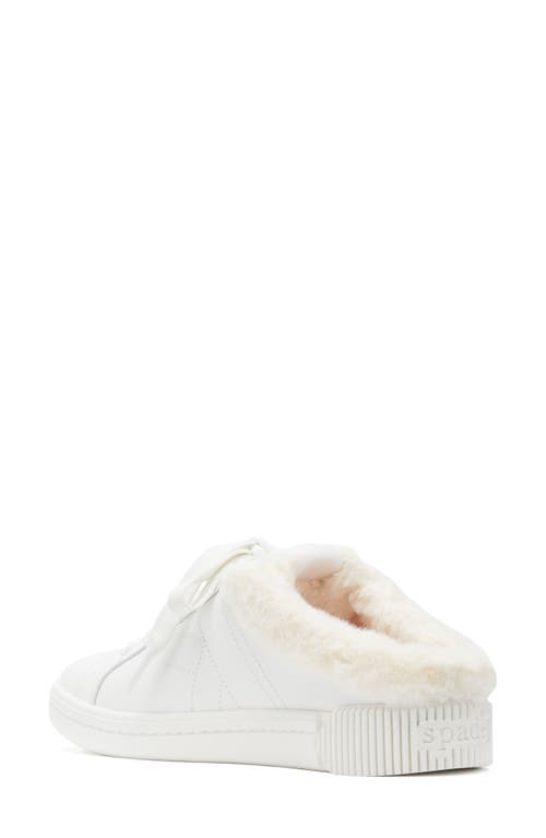 Kate Spade New York Signature Faux Fur Lined Mule Sneaker