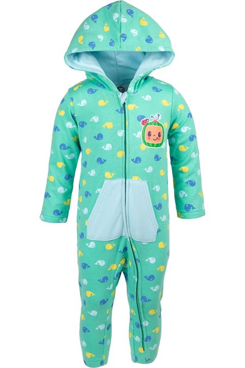 Fleece Hooded One-Piece Outfit