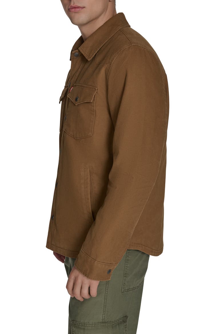 Western Shirt Jacket, Alternate, color, BROWN