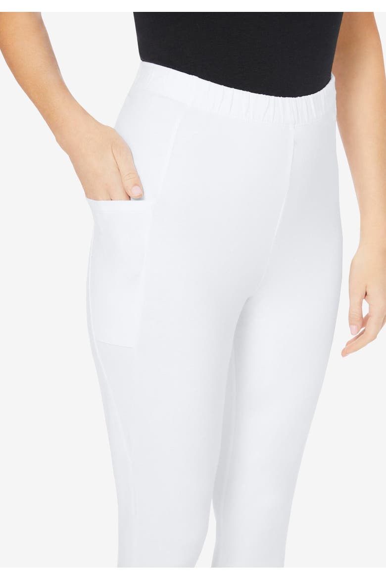 Side-Pocket Essential Capri Legging, Alternate, color, DEEP TURQUOISE