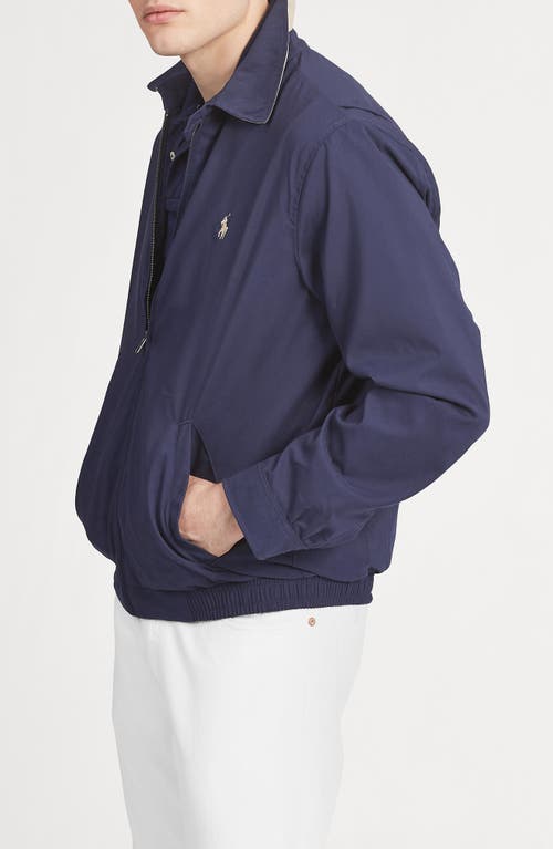 Shop Polo Ralph Lauren Bi-swing Windbreaker In Refined Navy
