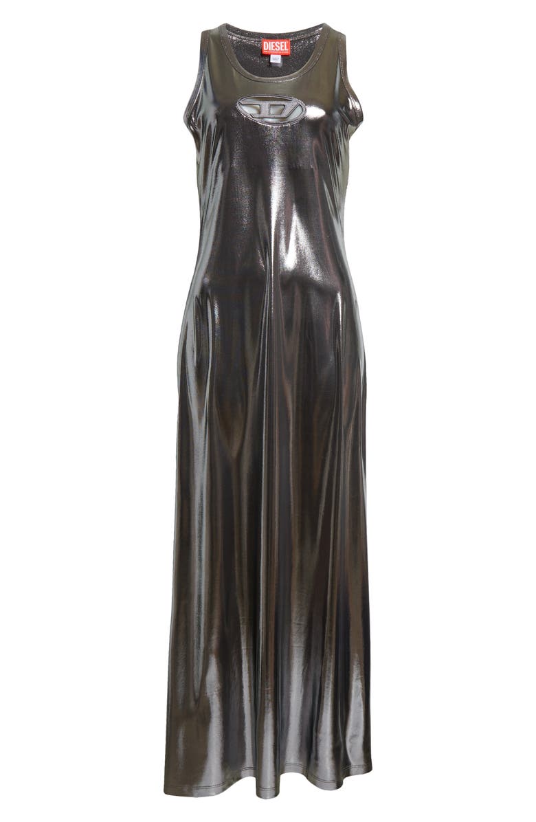 DIESEL<sup>®</sup> Metallic Foil Jersey Tank Dress, Alternate, color, 