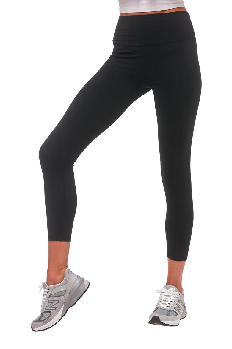 Hybrid Cloudlux Leggings 25" High Waist, Alternate, color, Metropolis Black