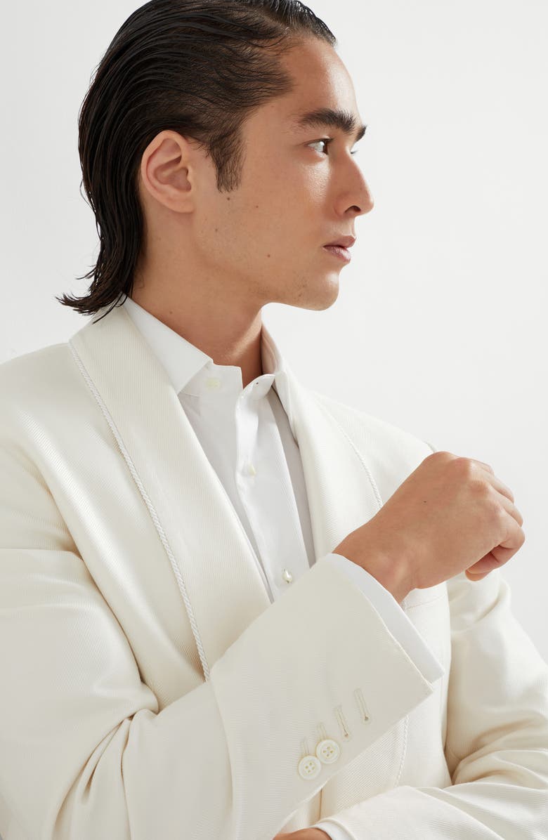 Brunello Cucinelli Tuxedo jacket, Alternate, color, 