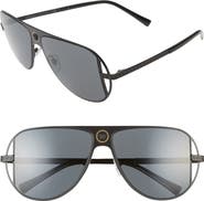 Versace 57mm Pilot Aviator Sunglasses
