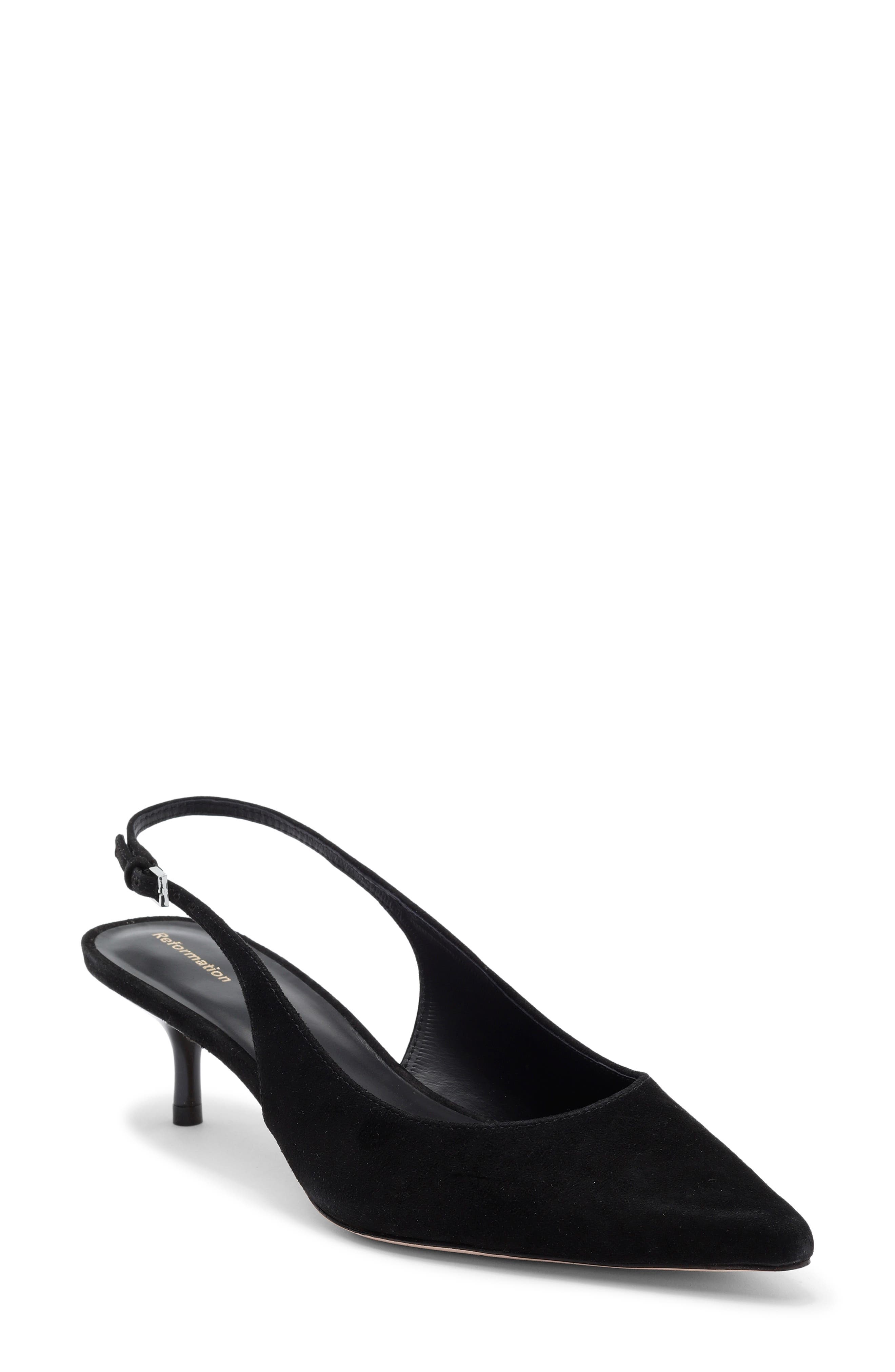 Reformation Wrenley Pointed Toe Slingback Pump