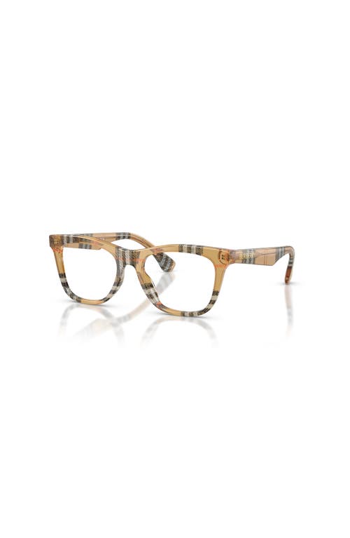 Burberry 45mm Square Optical Glasses In Neutral