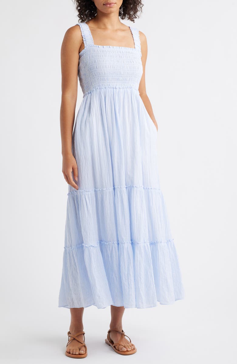 Lilly Pulitzer<sup>®</sup> Hadly Smocked Maxi Sundress, Main, color,