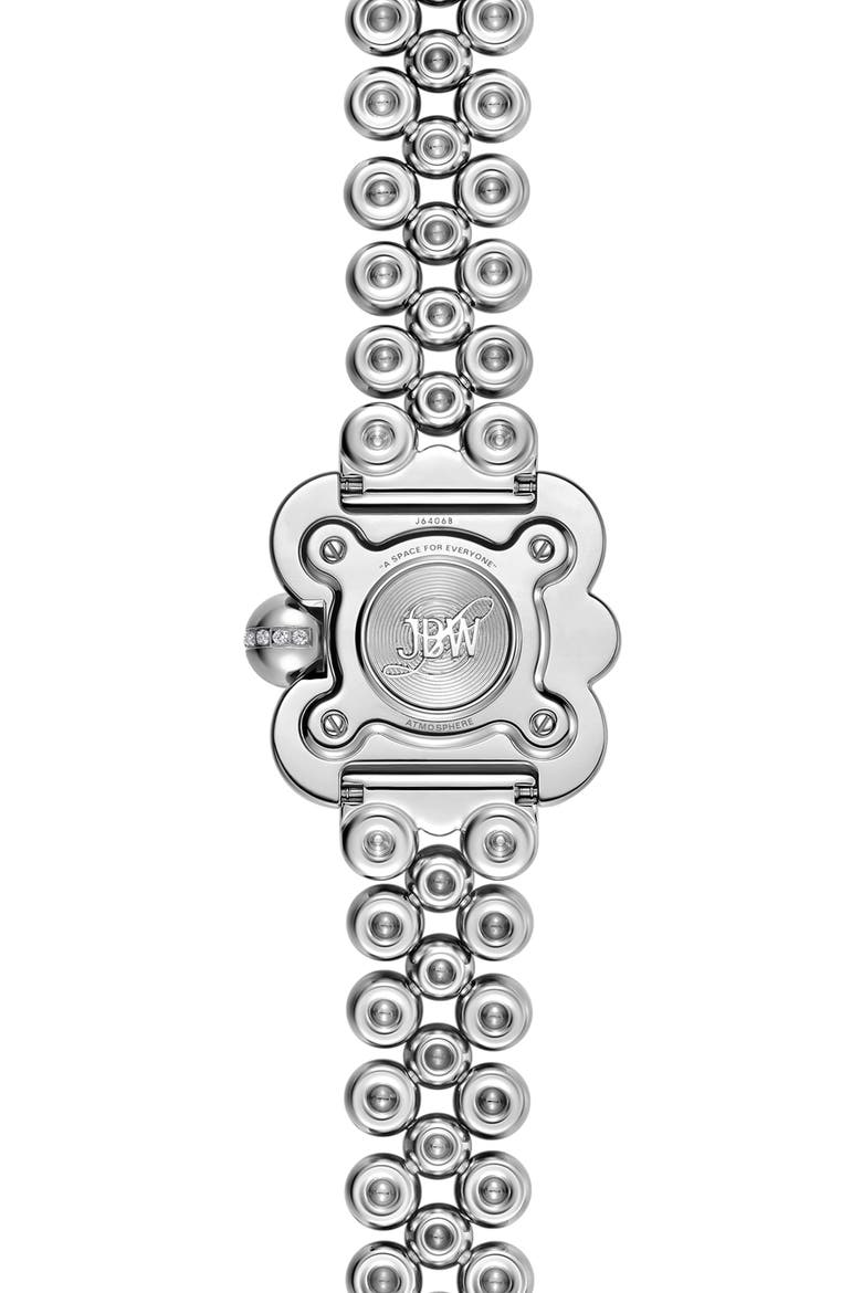 x Luar Atmosphere Pavé Bracelet Watch, 30mm, Alternate, color, STAINLESS STEEL