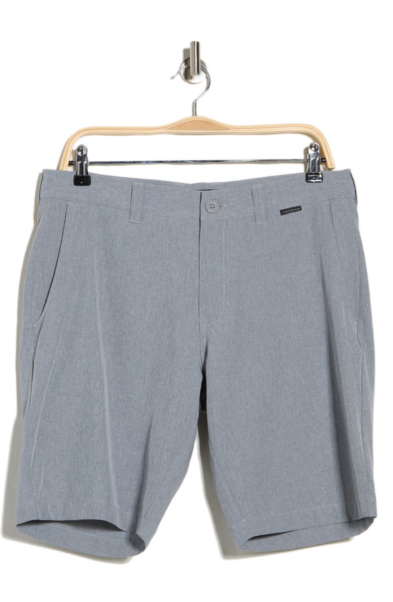 TravisMathew Pier Pleasure Shorts, Main, color, Heather Grey