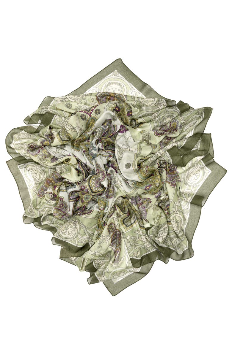 Elizabetta Venere - Modal Cashmere Scarf Shawl for Women, Alternate, color, Mint Green