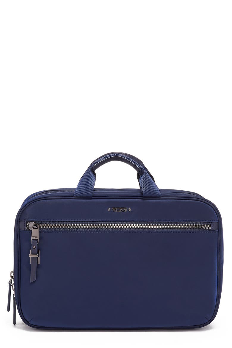 Voyageur Madina Nylon Cosmetics Case, Main, color, MIDNIGHT