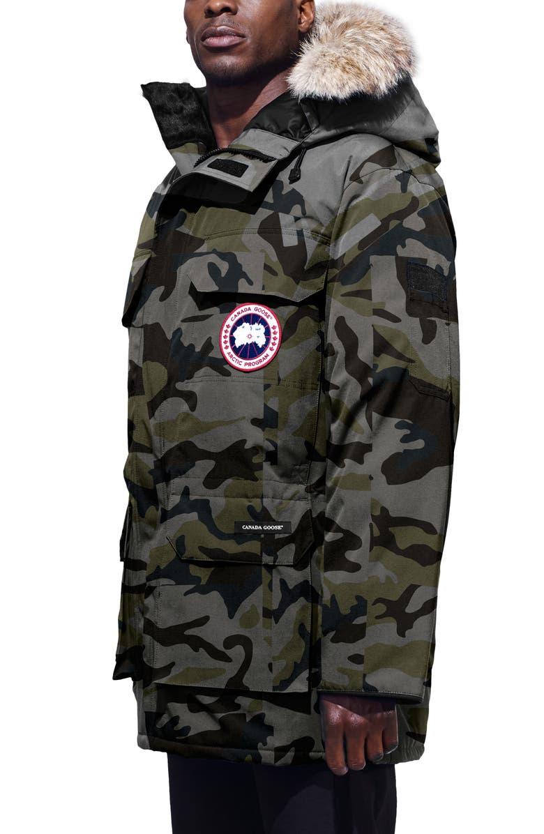 Canada Goose Expedition Extreme Weather 625 Fill Power Down Parka with Genuine Coyote Fur Trim, Alternate, color,