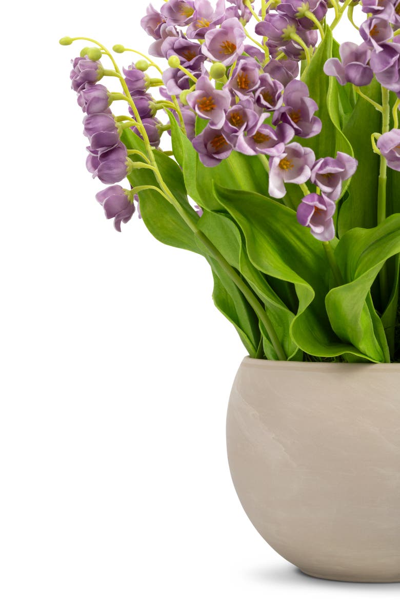 Cora RealTouch Muguet Arrangement, Alternate, color, Periwinkle