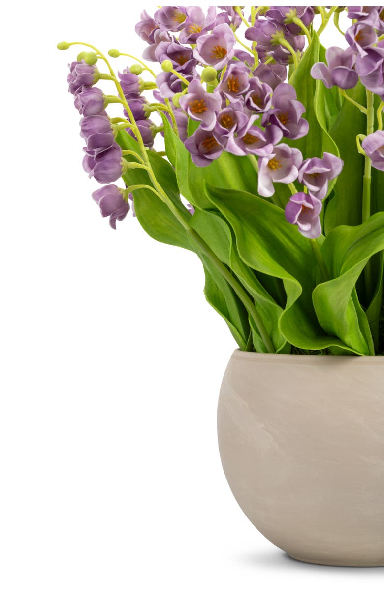 CocoBella Veda RealTouch Muguet Arrangement, Alternate, color, Periwinkle
