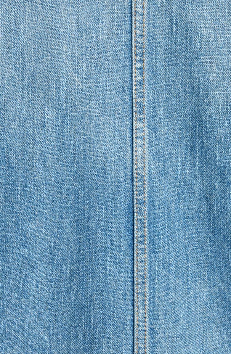 Valentino Garavani Corduroy Trim Denim Jacket, Alternate, color, 