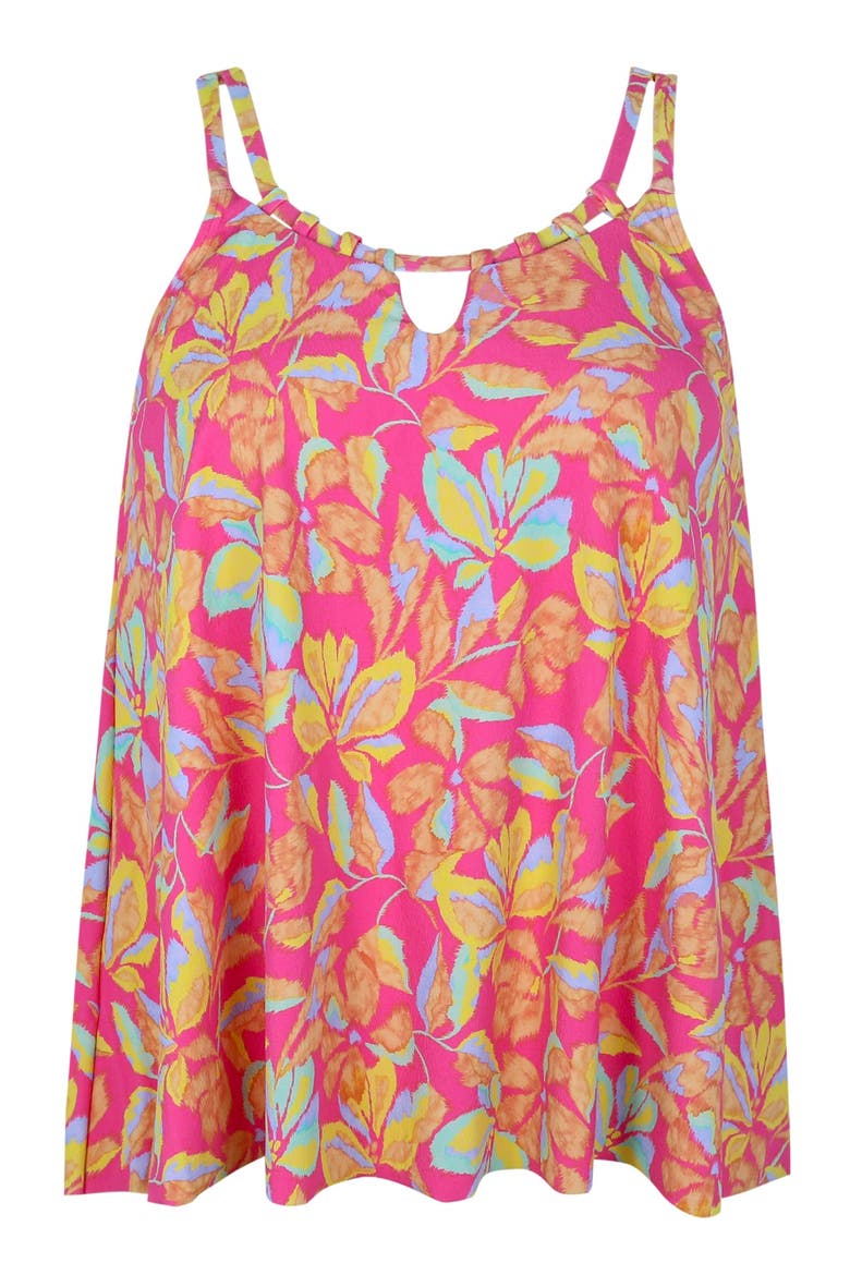 Sadie Tankini Swimsuit Top, Alternate, color, Magic Hour Crepe