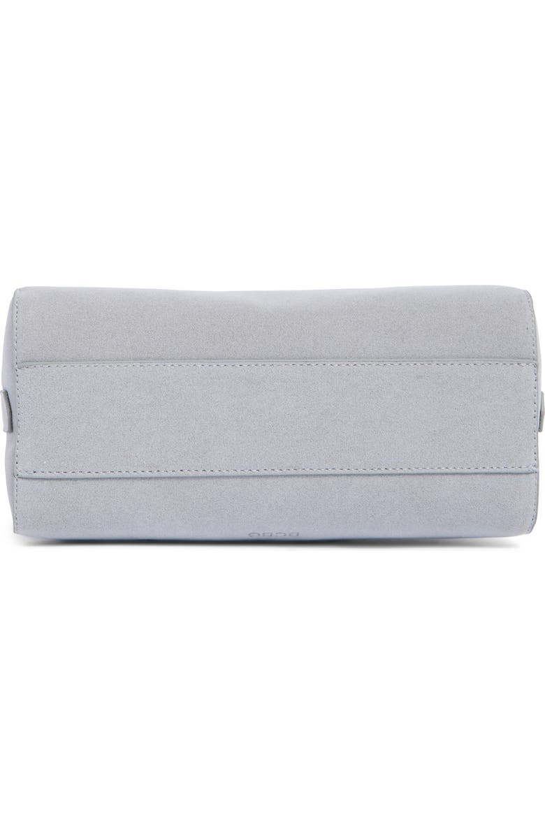 BCBG Faux Suede Barrel Shoulder Bag, Alternate, color, Sky Blue