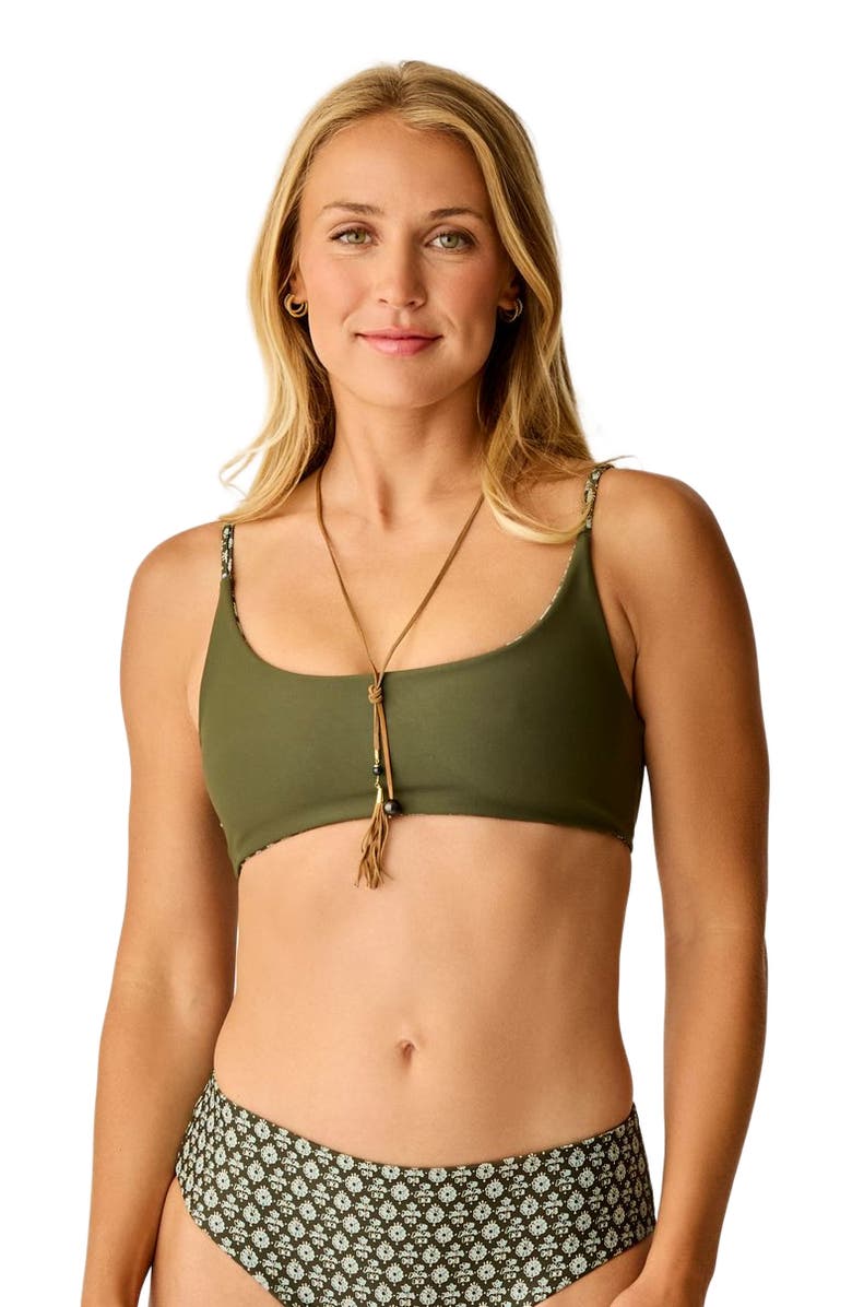 Carve Designs Escondido Compression Reversible Top, Alternate, color, Dk. Fir Batik/Dk. Fir