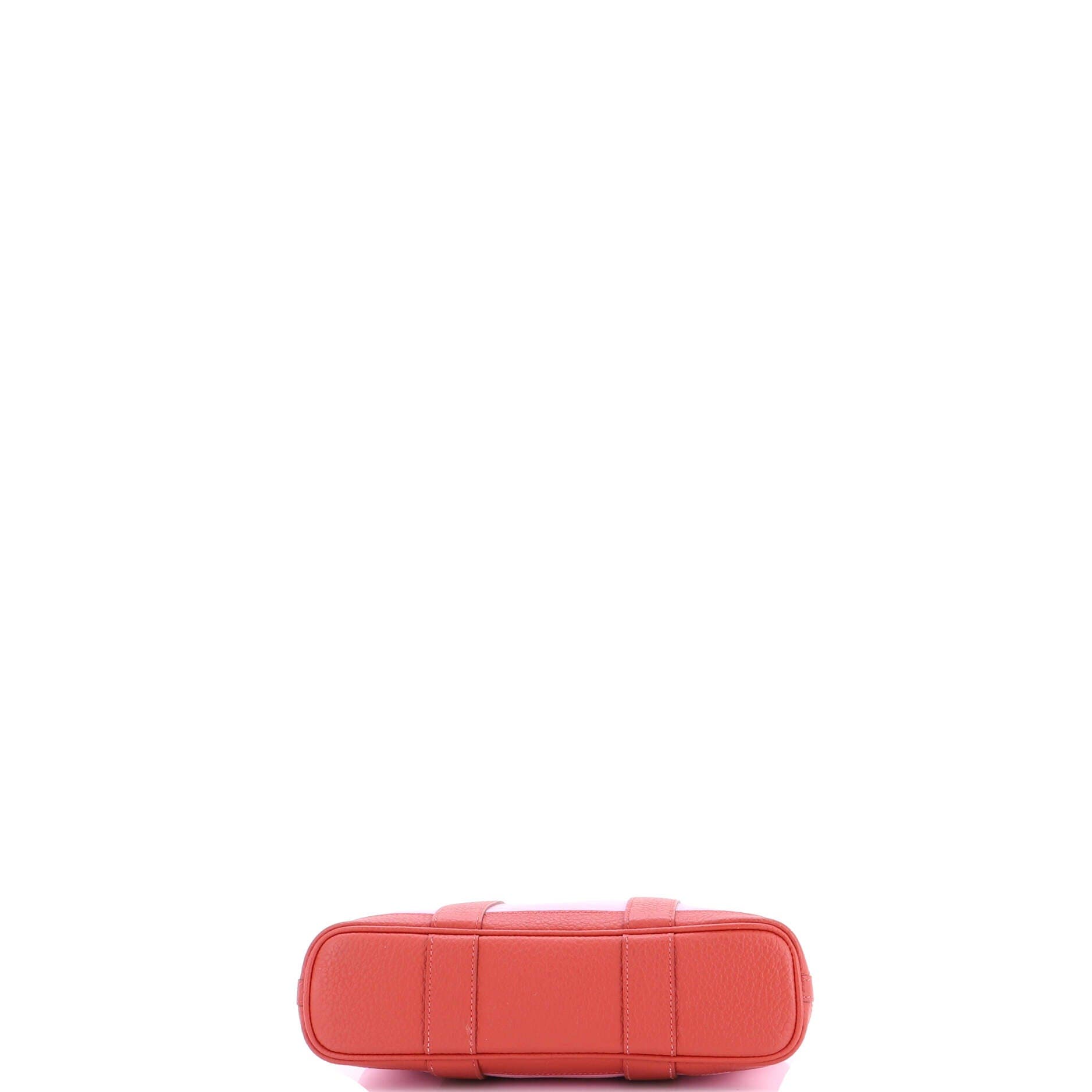 Pre-Owned Hermes Garden File Tote Toile and Leather 28, Alternate, color, Mauve Sylvestre