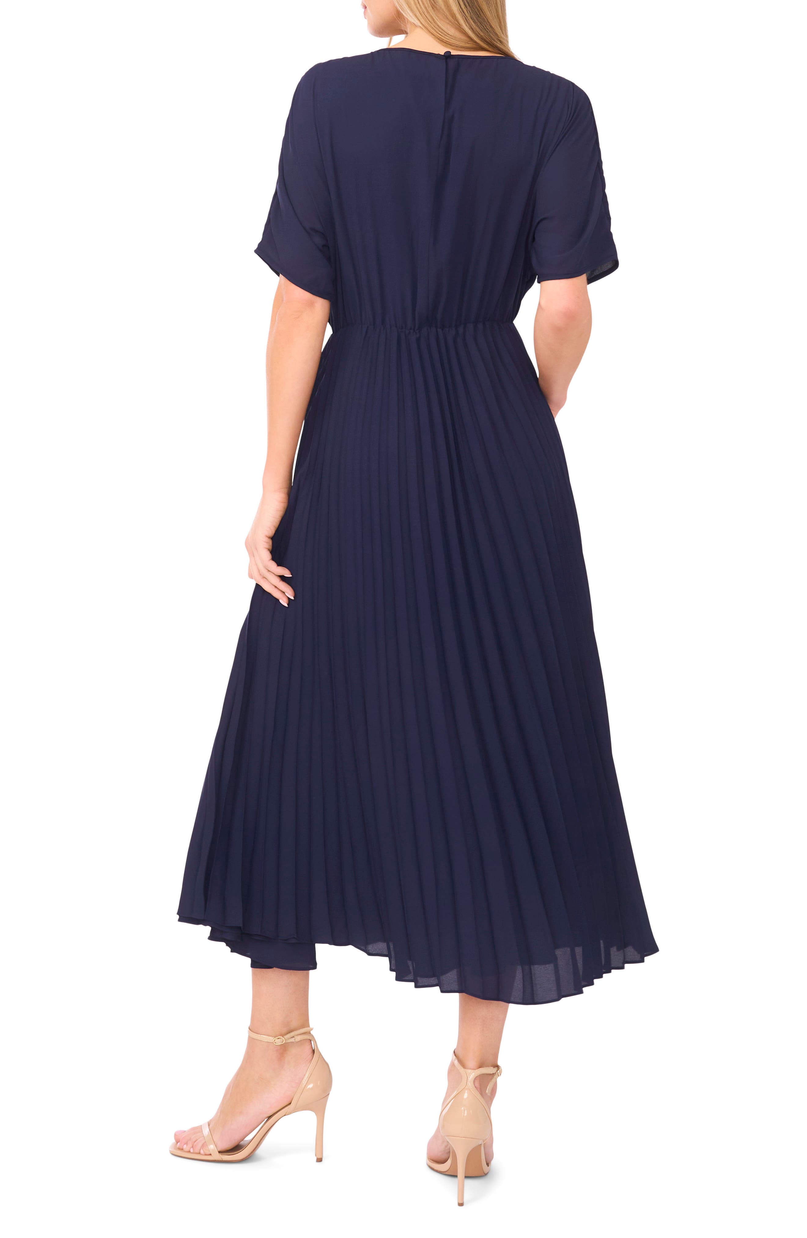 Pleated Midi Dress - image 4