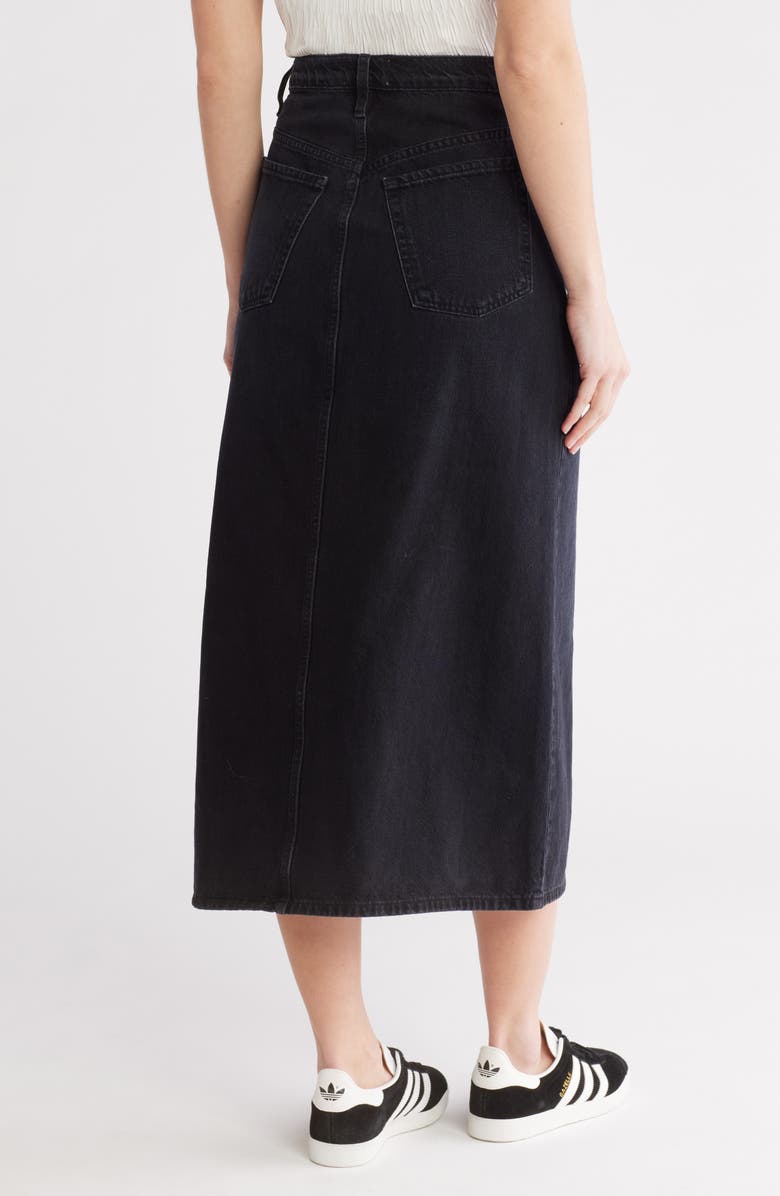 FRAME The Midaxi Denim Skirt, Alternate, color, Inkwell