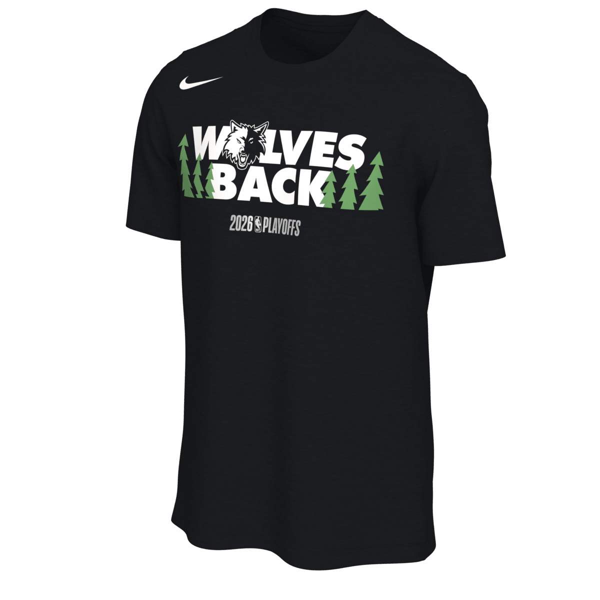 Unisex Nike Black Minnesota Timberwolves 2026 NBA Playoffs Mantra T-Shirt - image 2