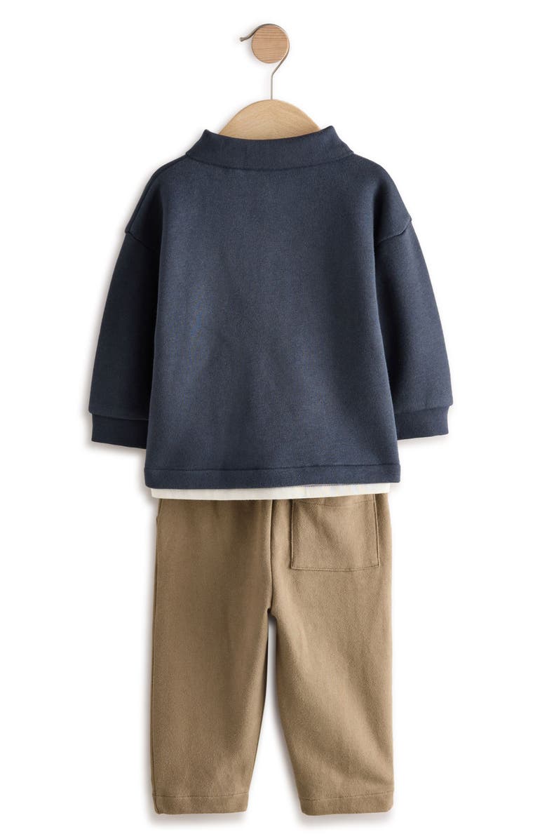 NEXT Kids' Long Sleeve T-Shirt, Shirt Jacket & Pants Set, Alternate, color, Blue