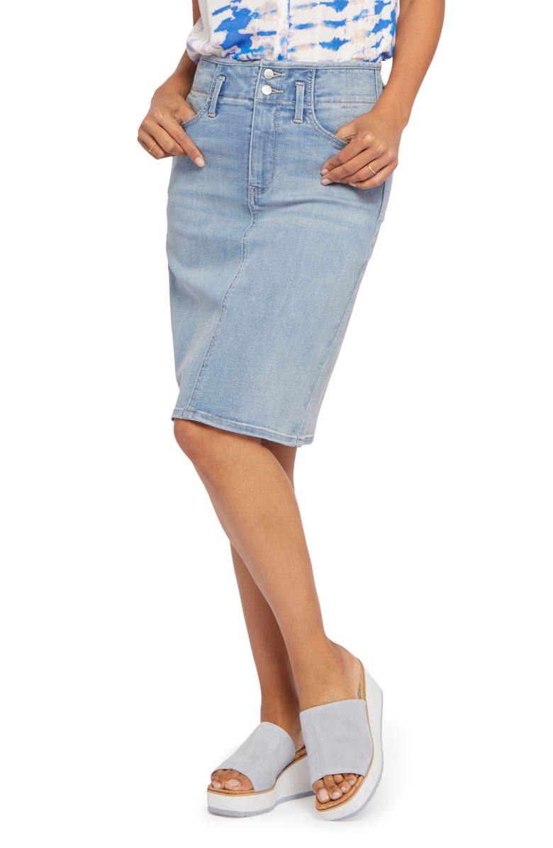 NYDJ Hollywood Denim Skirt, Main, color,