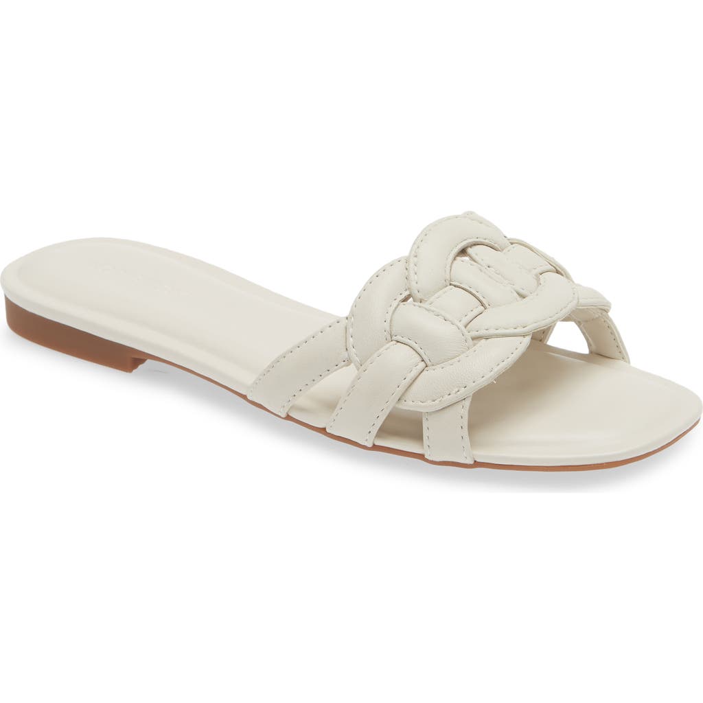 Nordstrom Carolina Slide Sandal In Ivory Shell