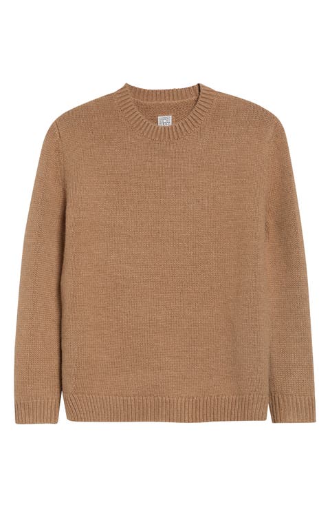 Crewneck Came Hair Sweater