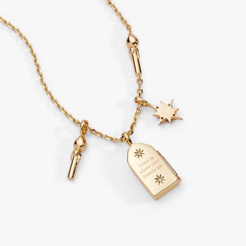 Alex And Ani Harry Potter Hogwarts Great Hall Cluster Charm Necklace In Gold