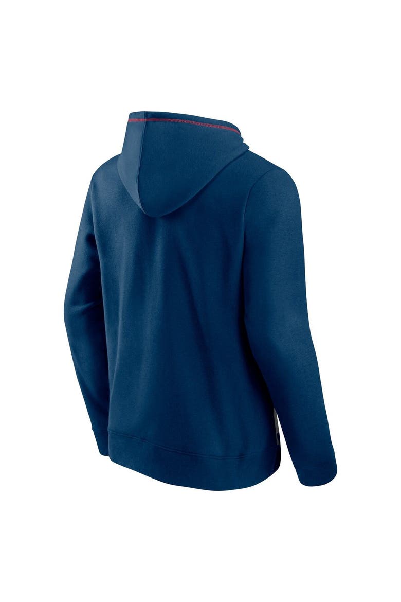Men's Fanatics Branded Heathered Charcoal/Navy Houston Texans Expansion Full-Zip Hoodie, Alternate, color, Heather Charcoal