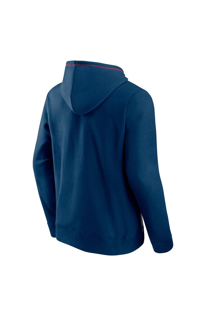 FANATICS Men's Fanatics Branded Heathered Charcoal/Navy Houston Texans Expansion Full-Zip Hoodie, Alternate, color, 