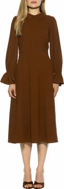 Alexia Admor Lana Fit & Flare Midi Dress