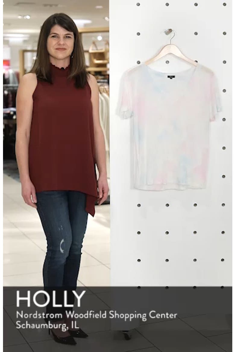 Cara V-Neck Slub Knit Tee video