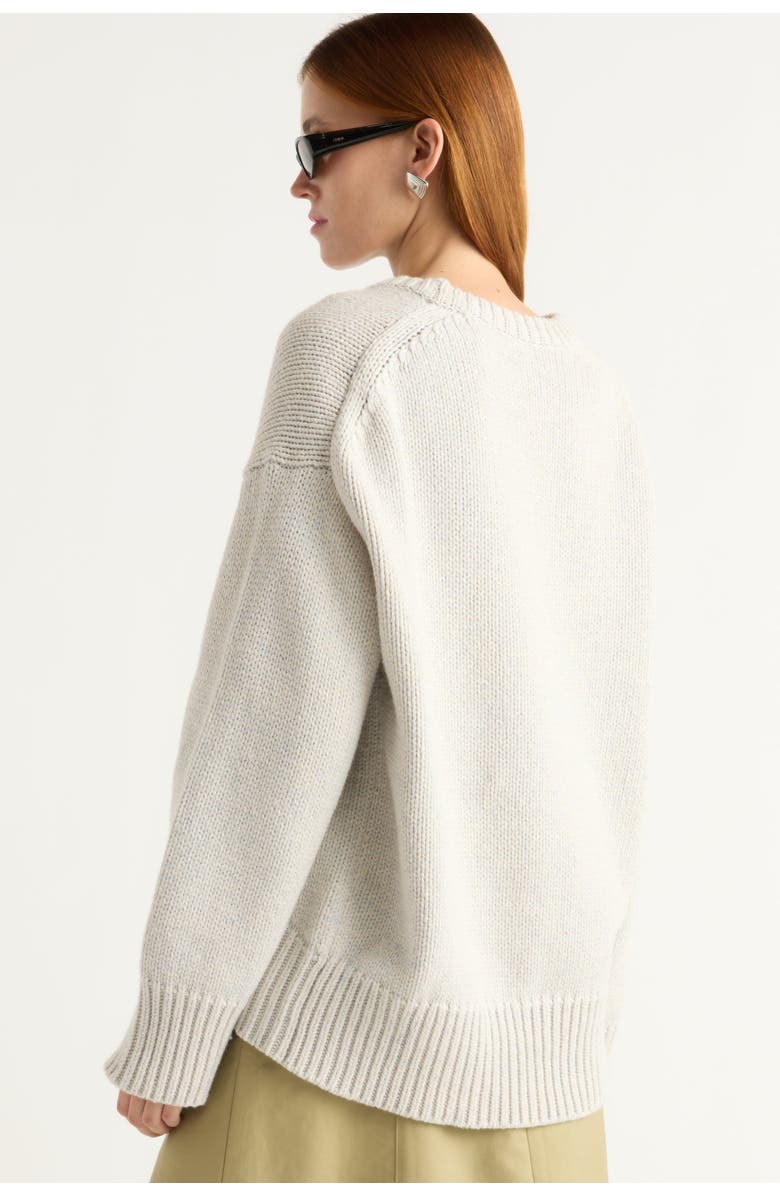 Modern Citizen Archie Deep U-Neck Sweater, Alternate, color, Nimbus